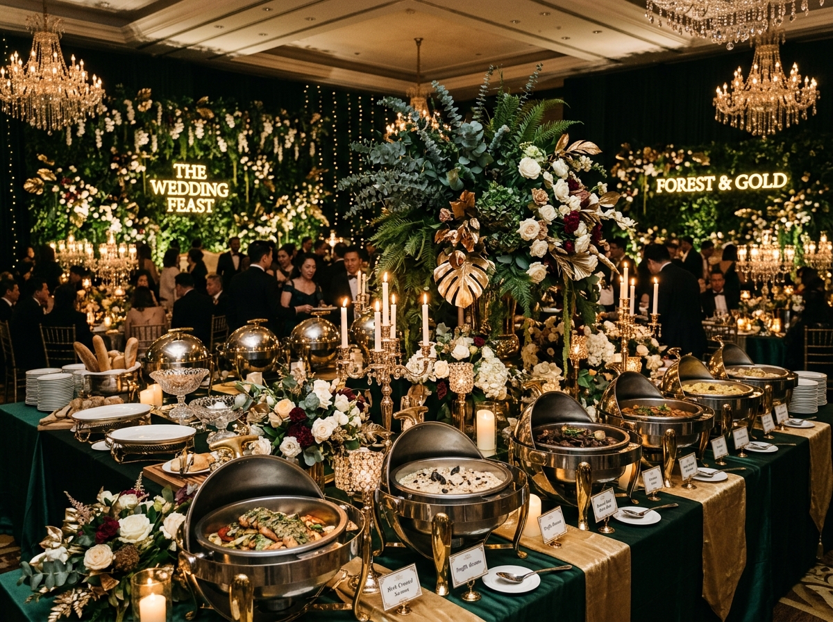 Reception Catering setup